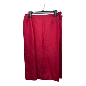 Preston & York Women's Size 10 Red 1/4 Zip Skirt Dress